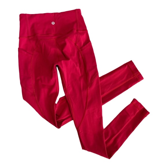 lululemon athletica Pants - Lululemon Leggings with pockets xs small Size 4 EUC